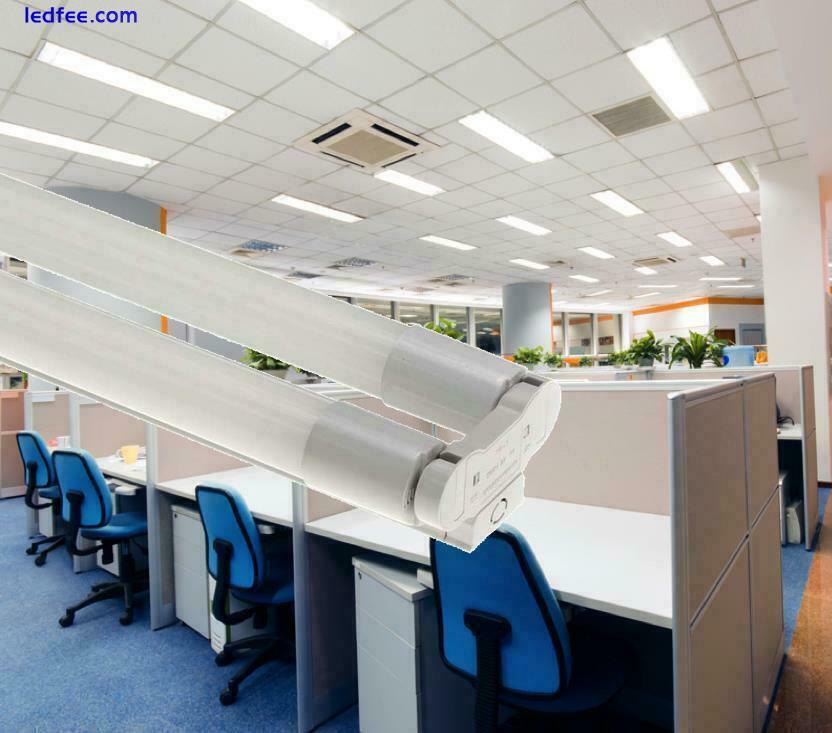 LED TUBE FLUORESCENT LIGHT BATTEN FITTING SINGLE OR DOUBLE 2FT,3FT,4FT,5FT,6FT 1 