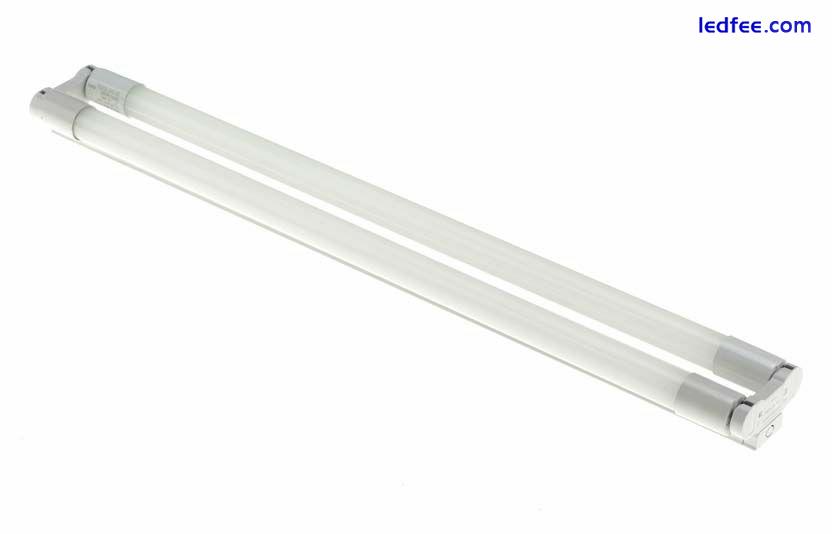 LED TUBE FLUORESCENT LIGHT BATTEN FITTING SINGLE OR DOUBLE 2FT,3FT,4FT,5FT,6FT 3 