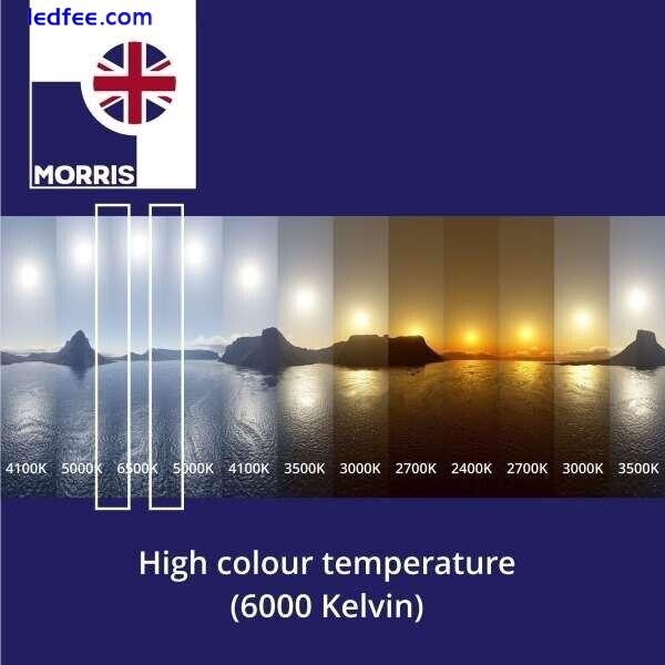 LED Batten Light Slim 5FT 45W Ceiling Fitting Low Profile 6400K 150CM Morris 1 