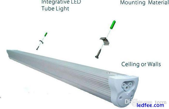 T8 LED Integrated Tube light-Batten light, complete slim light fitting(5,6)ft 2 