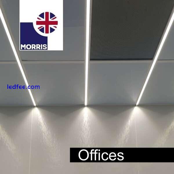 4FT LED Batten Tube Light 36W Ceiling Lights 6000K White Wall/ Ceiling Morris 5 