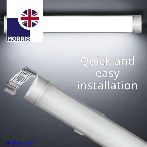 4FT LED Batten Tube Light 36W Ceiling Lights 6000K White Wall/ Ceiling Morris 1 