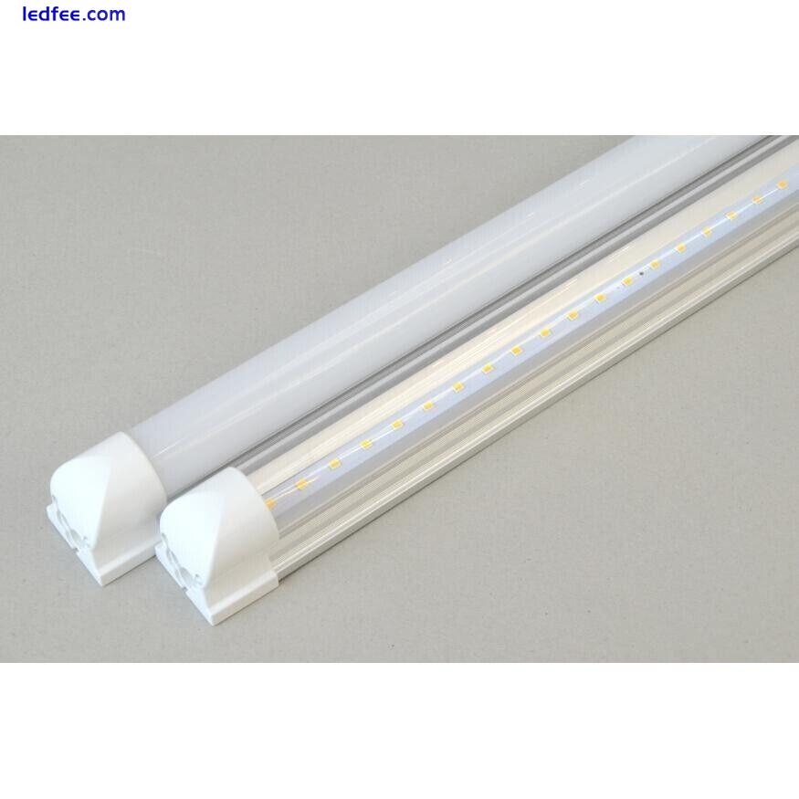 LED T8 Integrated Tube/Batten ceiling light 1ft,2ft,3ft,4ft, complete fitting 0 