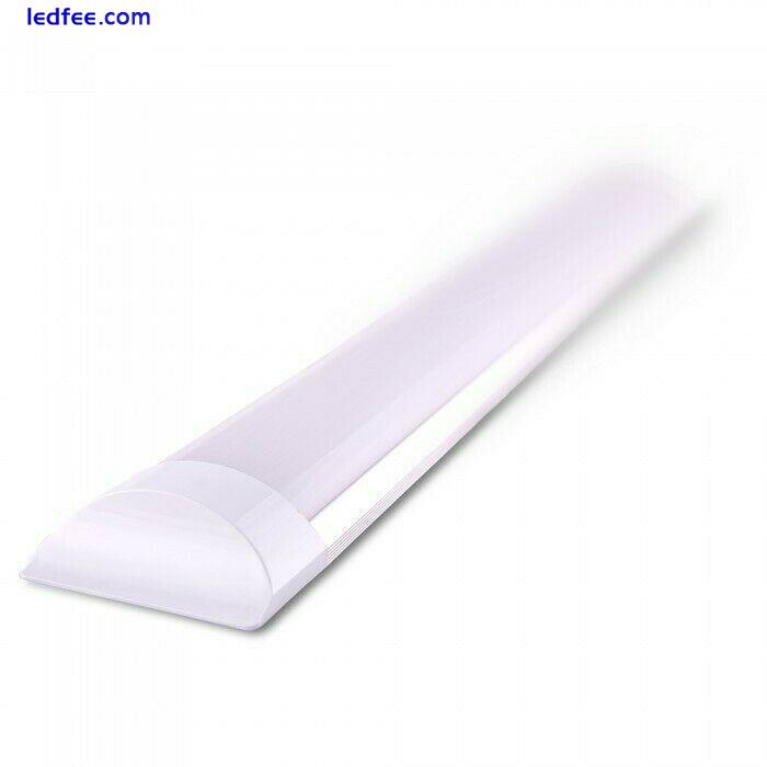  LED Tube Light Batten Slimline Ceiling Fitting 2FT 4FT 5FT 6FT Retrofit   1 