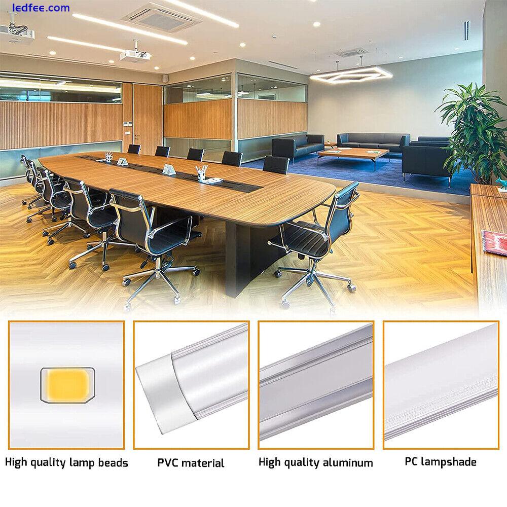 LED Strip Batten Low Profile Ceiling Tube Light 18W 6500K 60cm 2FT BATON 4 