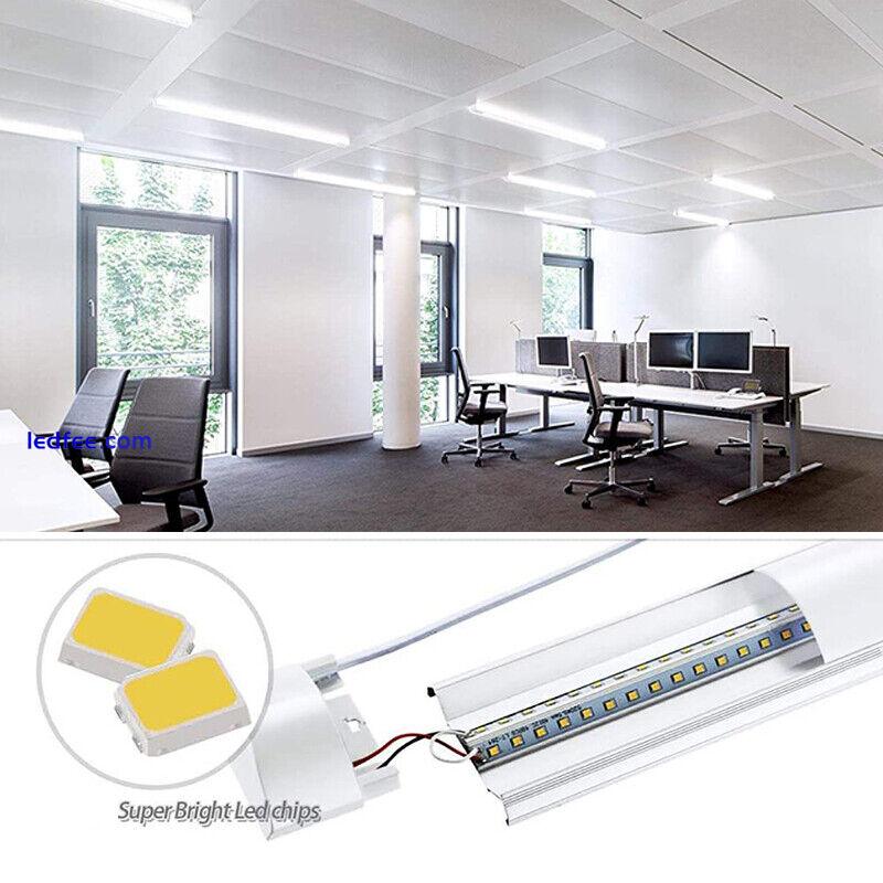 LED Batten Light 6500K IP20 Daylight LED Fluorescent Strip Light Slim Fitting 4 