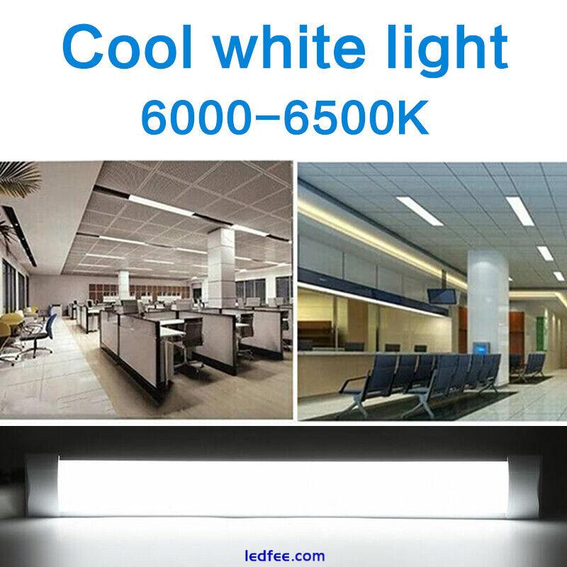 LED Batten Light 6500K IP20 Daylight LED Fluorescent Strip Light Slim Fitting 5 