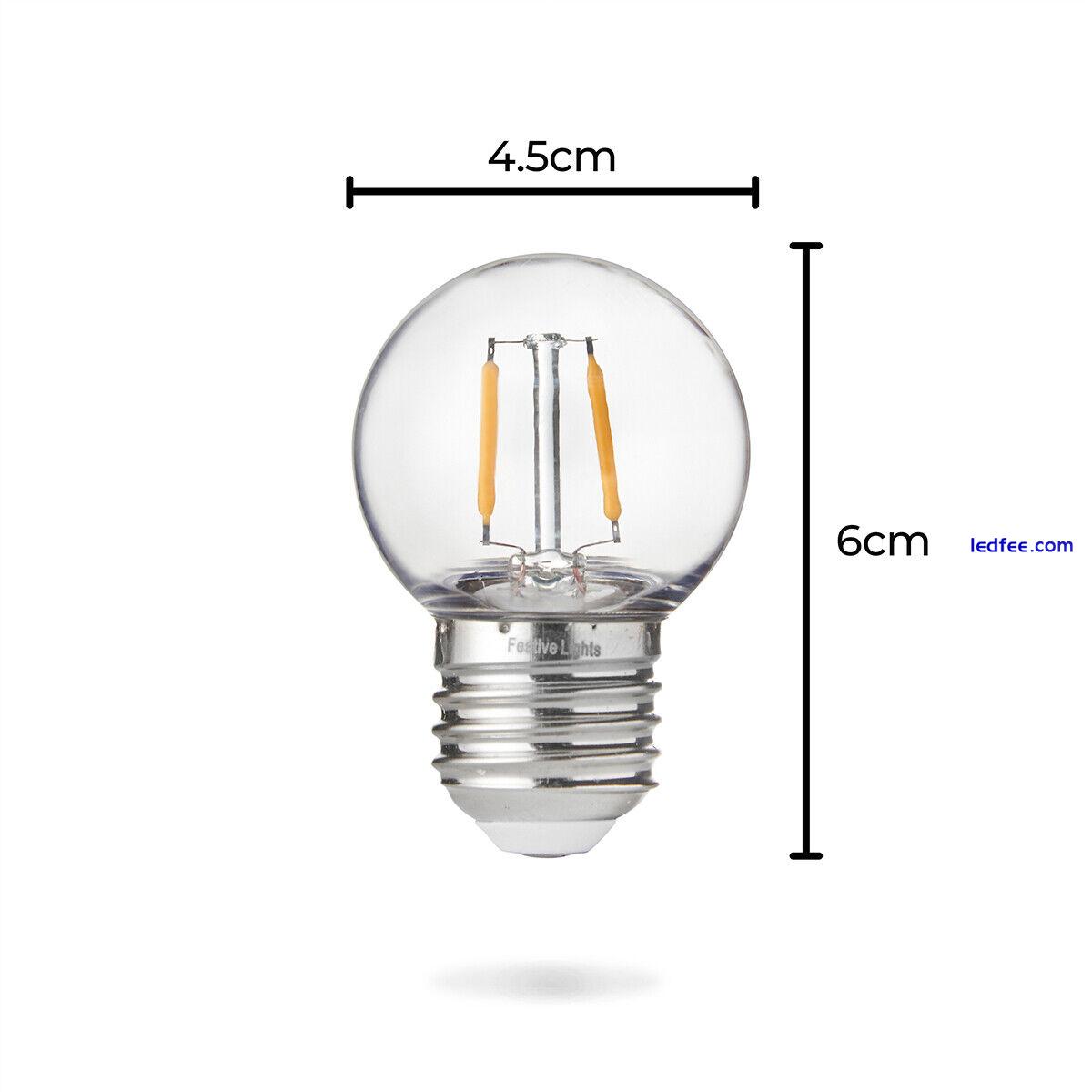 FestoonPro E27 Vintage LED Filament Festoon Dimmable Replacement Light Bulbs 1 