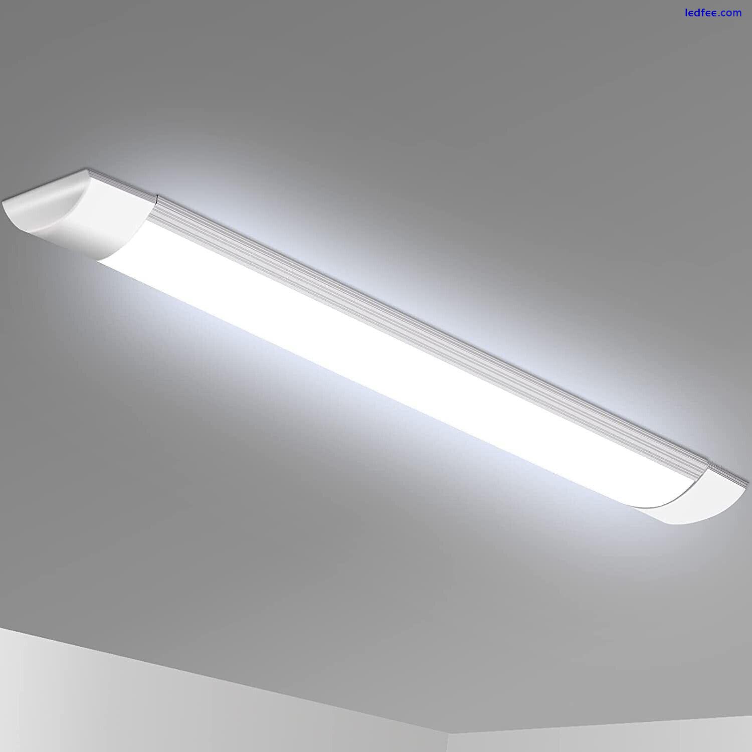 LED Strip Batten Low Profile Ceiling Tube Light 45W 6500K 150cm 5FT BATON 0 