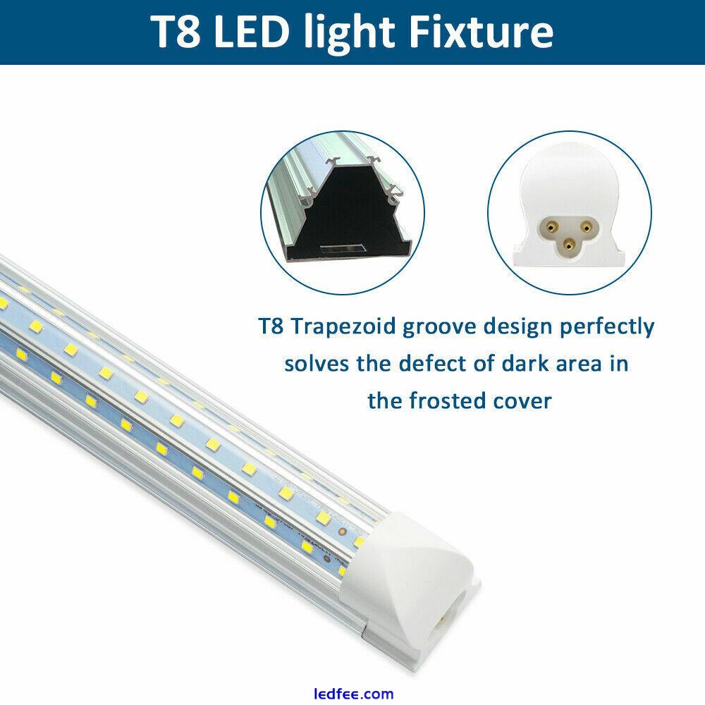 60W T8 4FT LED Tube Light Bulb 4 FOOT LED Shop Lights LED Light Fixtures 6500K 1 