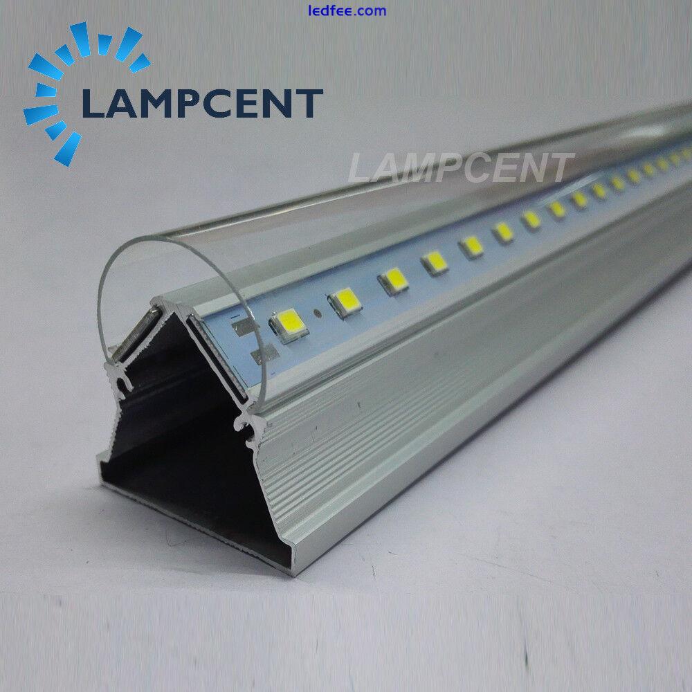 4/Pack T8 LED Tube V-shape 2FT 3FT 4FT 6FT 8FT Integrated LED Shop Light Fixture 4 