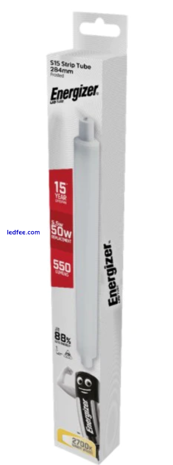 Energizer 5.5w 284mm LED Striplight - Strip Tube 2700K - S9218 0 