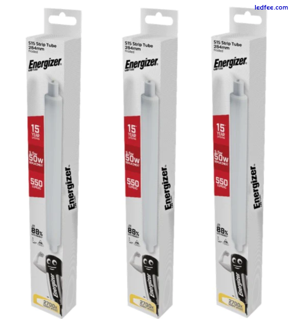 Energizer 5.5w 284mm LED Striplight - Strip Tube 2700K - S9218 2 