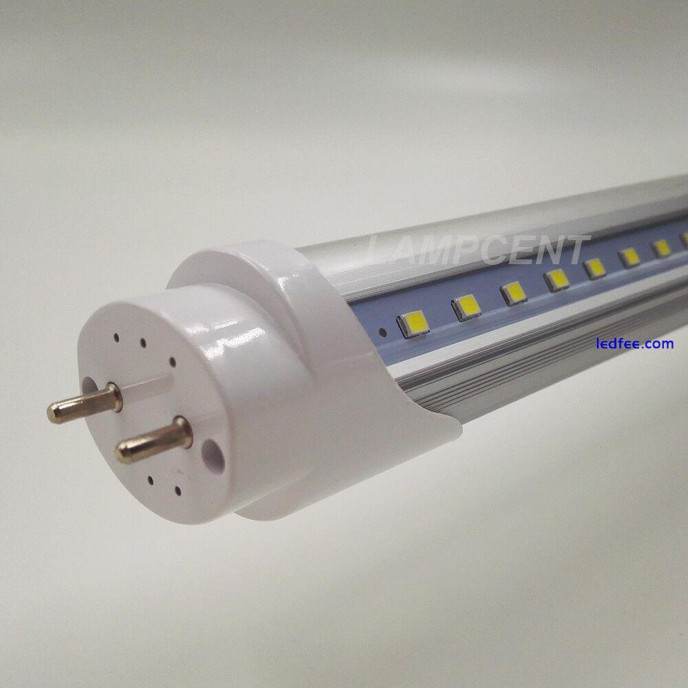 6-12/Pack T8 LED V Shape Tube 2FT 4FT 5FT 6FT Bulb 32W G13 Bi-Pin LED Shop Light 3 