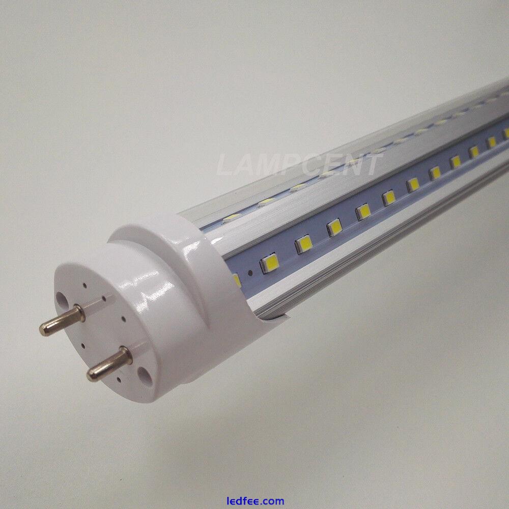 6-12/Pack T8 LED V Shape Tube 2FT 4FT 5FT 6FT Bulb 32W G13 Bi-Pin LED Shop Light 4 