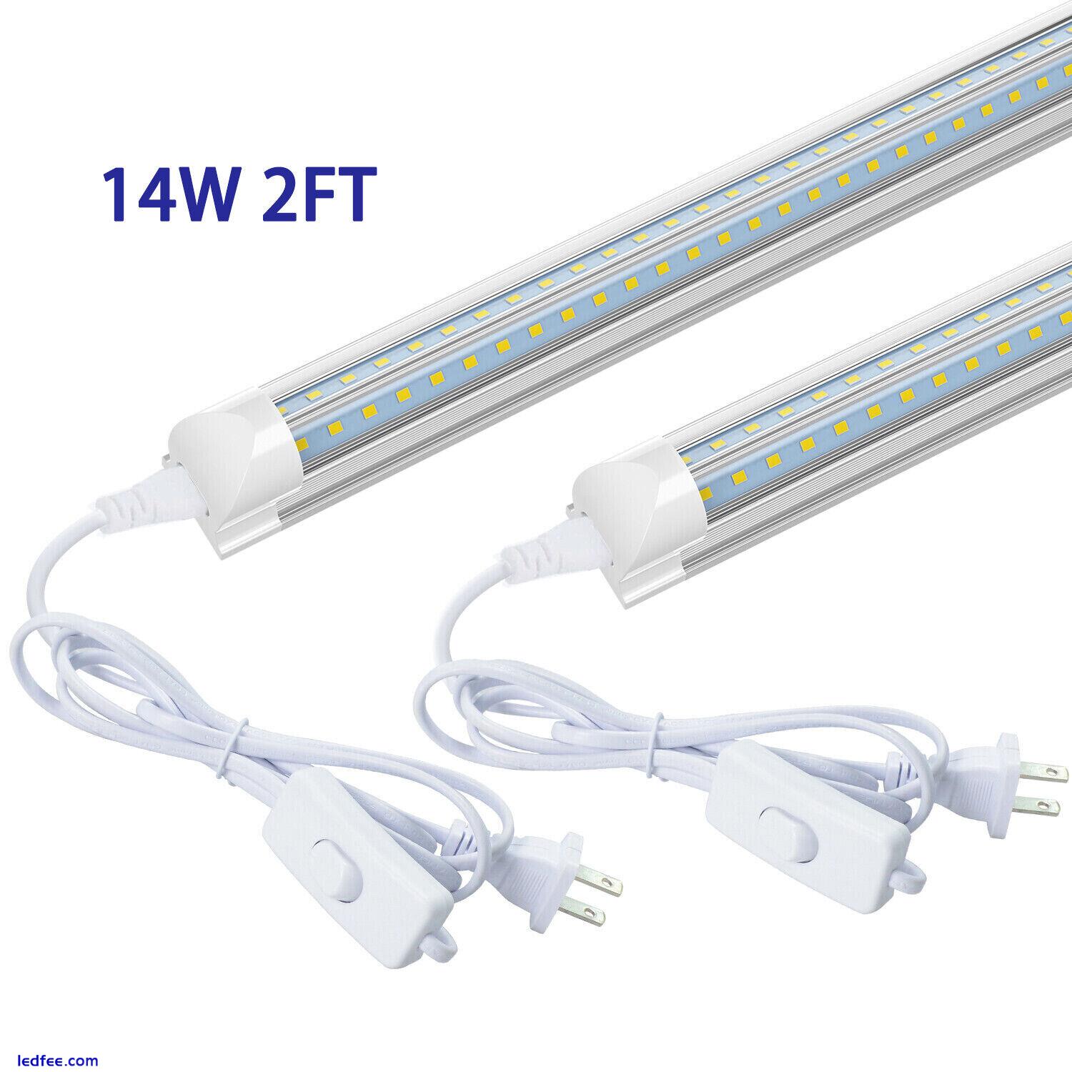 US T8 LED Tube Light Bulb 2FT 4FT 6FT 8FT LED Lighting Fixture 14W~120W LED Bulb 4 