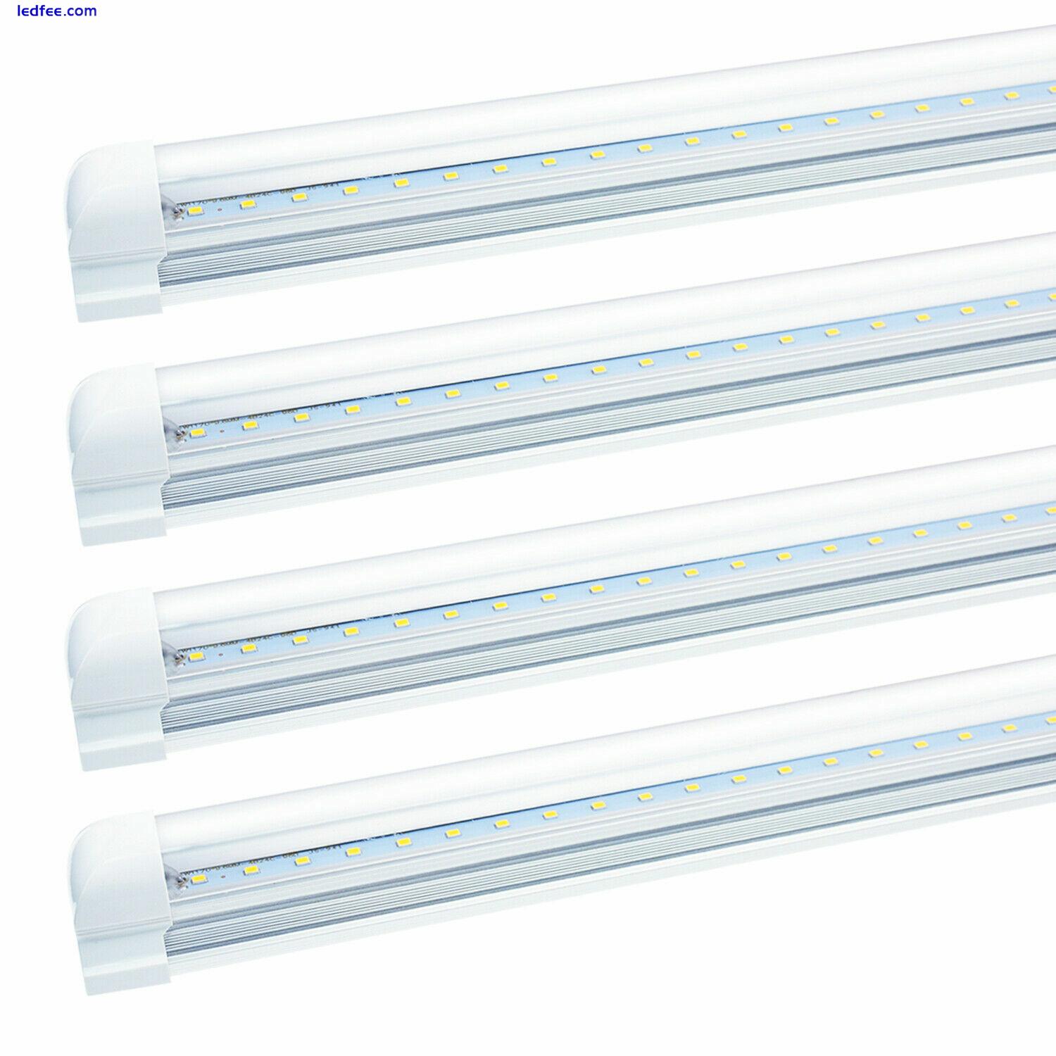 6-12/Pack T8 Integrated LED Tube 2,3,4,5,6,8ft 64W Bar Lamp Shop Light Fixture 5 