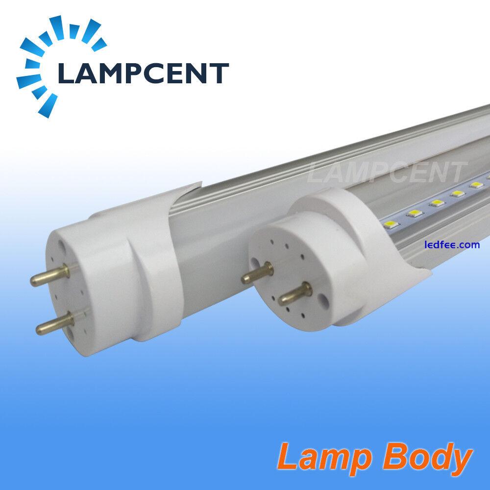 100/Pack 4FT LED Tube Bulbs 24W G13 Bi-Pin 6500K LED Shop Light T8 T10 T12 3 