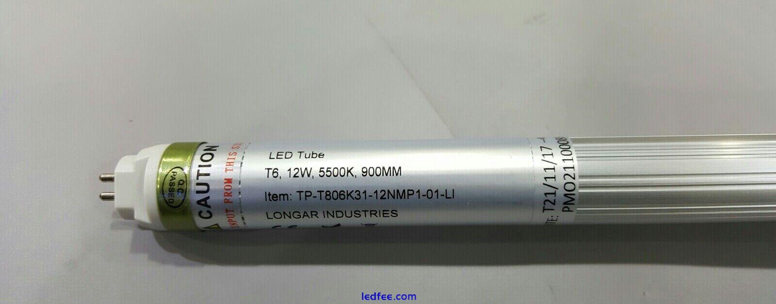 4 X  T6 LED TUBE. 12W. 55000K. 34 INCHES PACK OF 4 FREE POSTAGE  0 