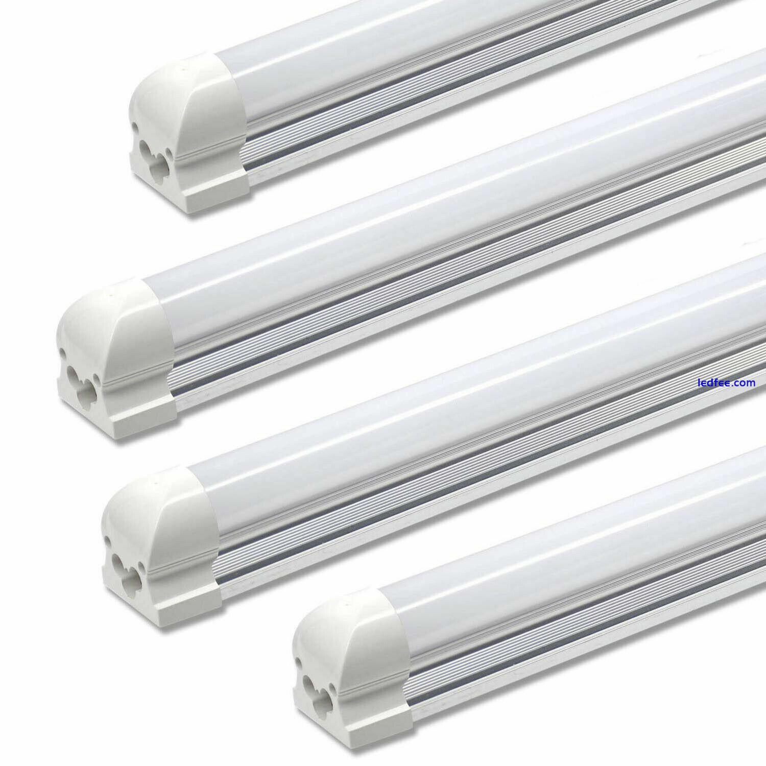 4-8/Pack 20W 4FT Dimmable T8 Integrated 4' LED Tube Bulb Led Shop Light Fixture 3 