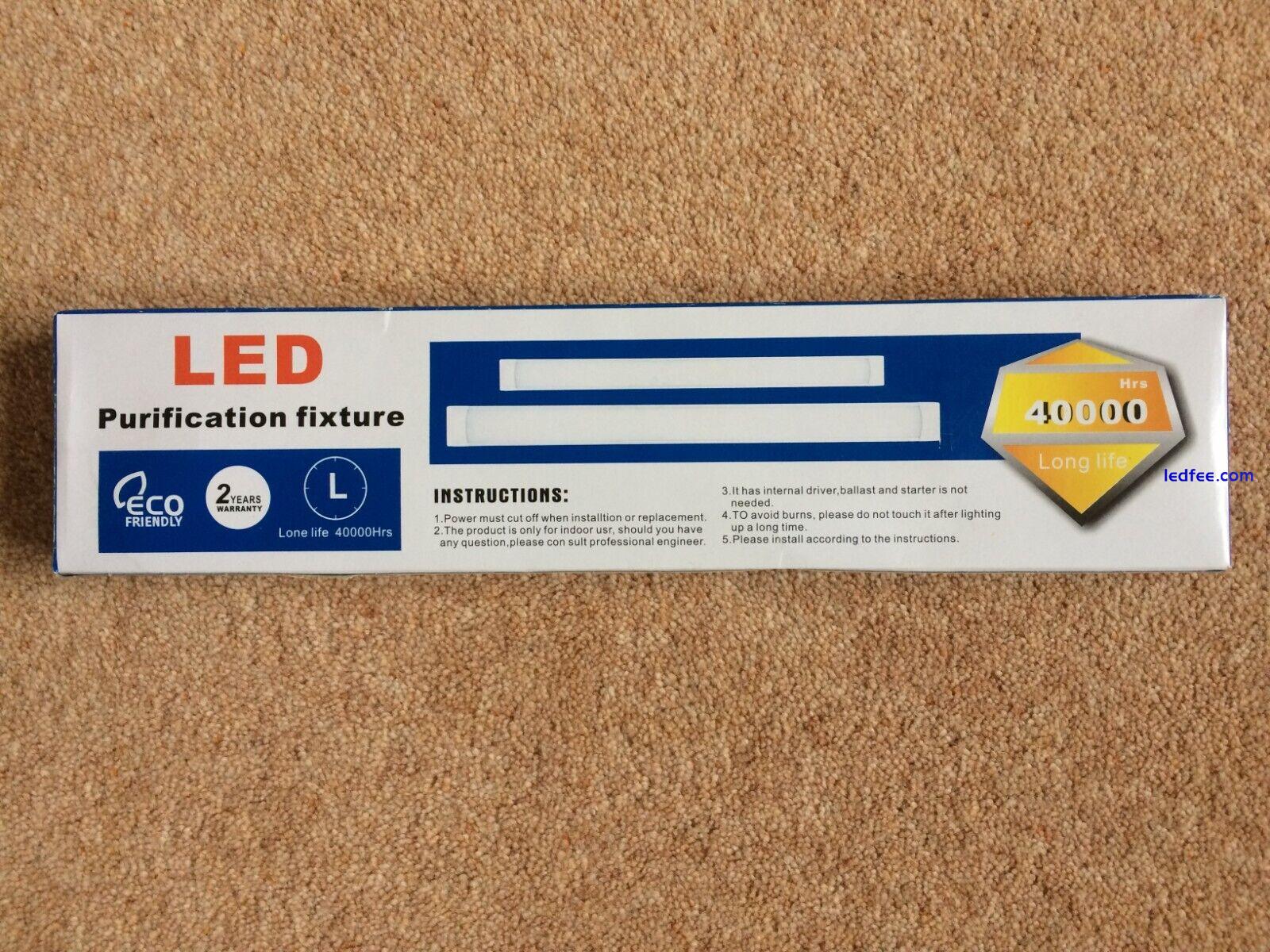 LED Batten flood Light 30cm 10w Tube Fluorescent Light Lamps 185-240v Workshop 3 