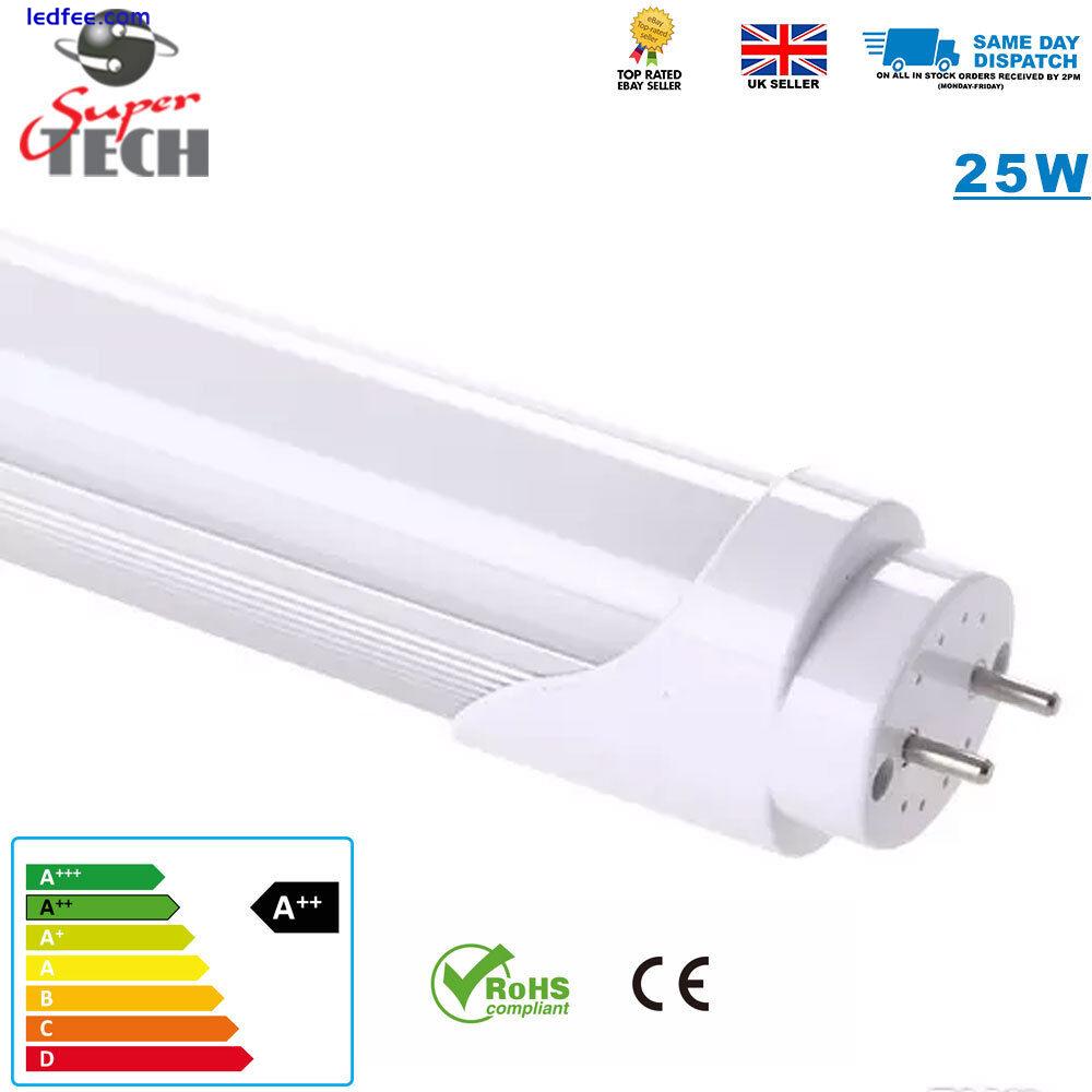 5 x 9W 2ft LED T8 Tube Light 600mm Retrofit Fluorescent Replacement Milky Cover 5 