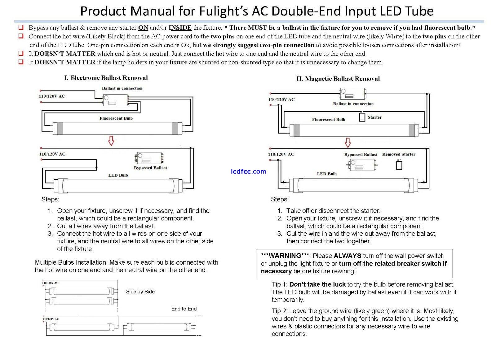 LED F15T8 Tube Light(Rotatable)-T8 18