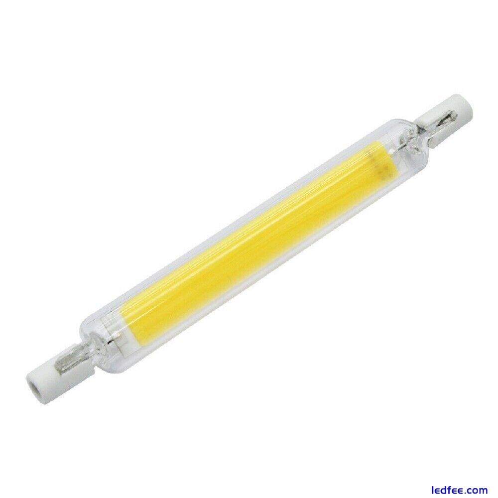 R7S LED Bulb 78mm/118mm Glas Lampe Dimmbar Ersetzen SE Halogen Tube Kalt/Warm 5 