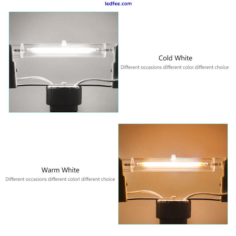 Warm/Cool White Lights 220-240V COB 8W 16W LED Lamp Filament R7S 118mm 78mm 5 