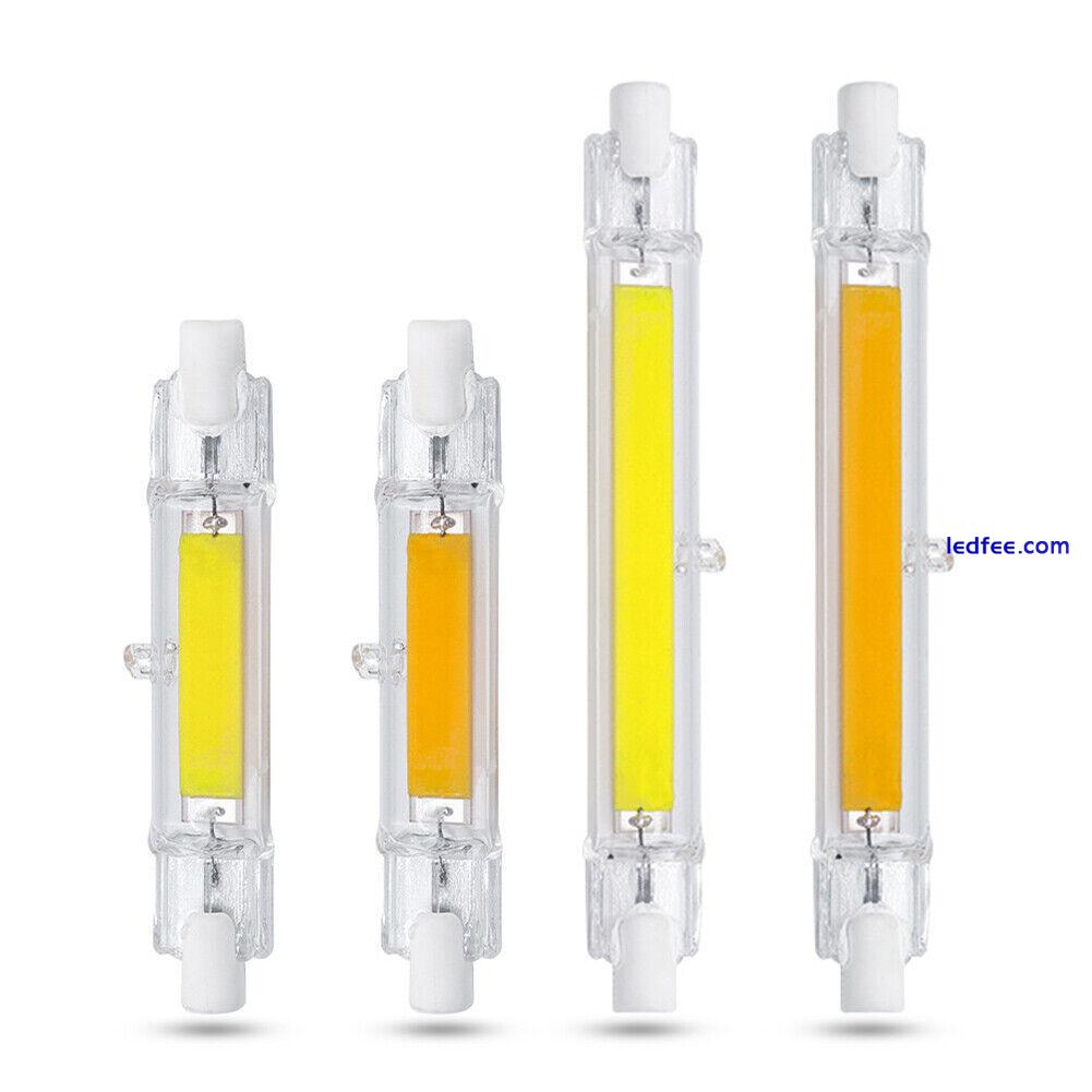 Warm/Cool White Lights 220-240V COB 8W 16W LED Lamp Filament R7S 118mm 78mm 1 