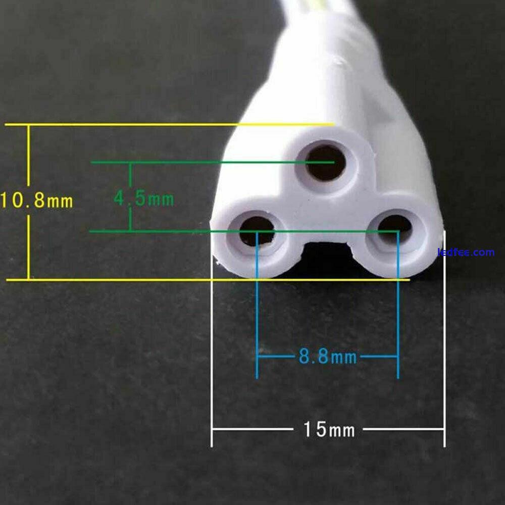 T5 T8 Cable Integrated Tube Light LED Tube 1ft 3.28ft Cable Wire Connector RH800 3 