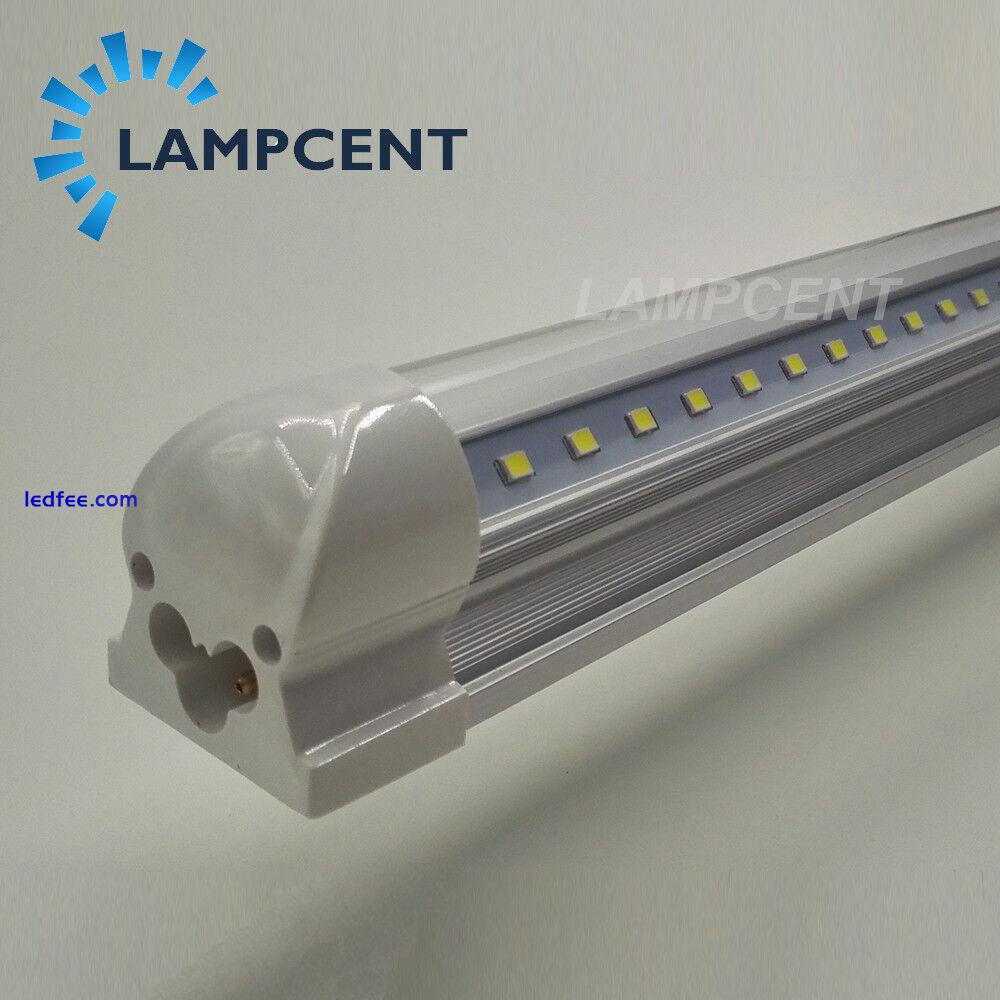 6-12/Pack T8 V-shaped Integrated LED Tube 2,3,4,5,6,8ft LED Shop Light Fixtures 2 