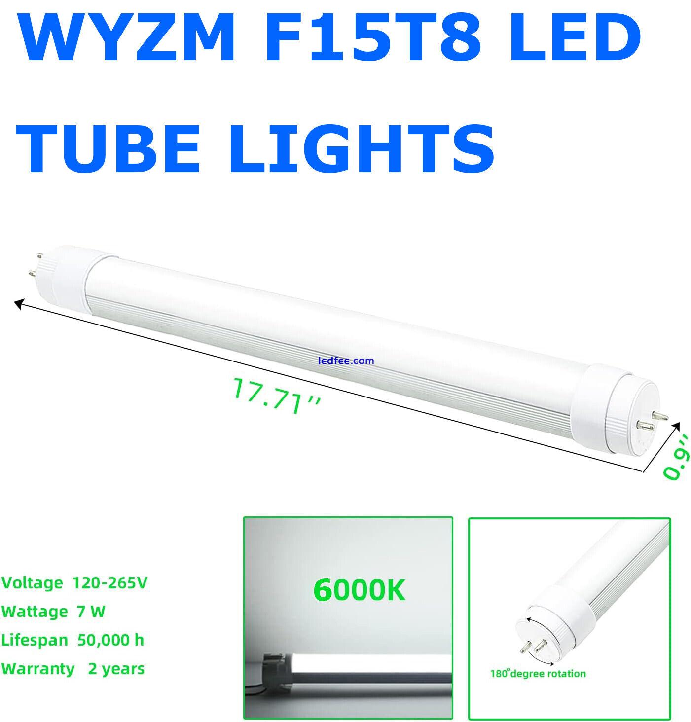 110/120V -LED F15T8 Tube Light (Rotatable)-Cool 6000K-18