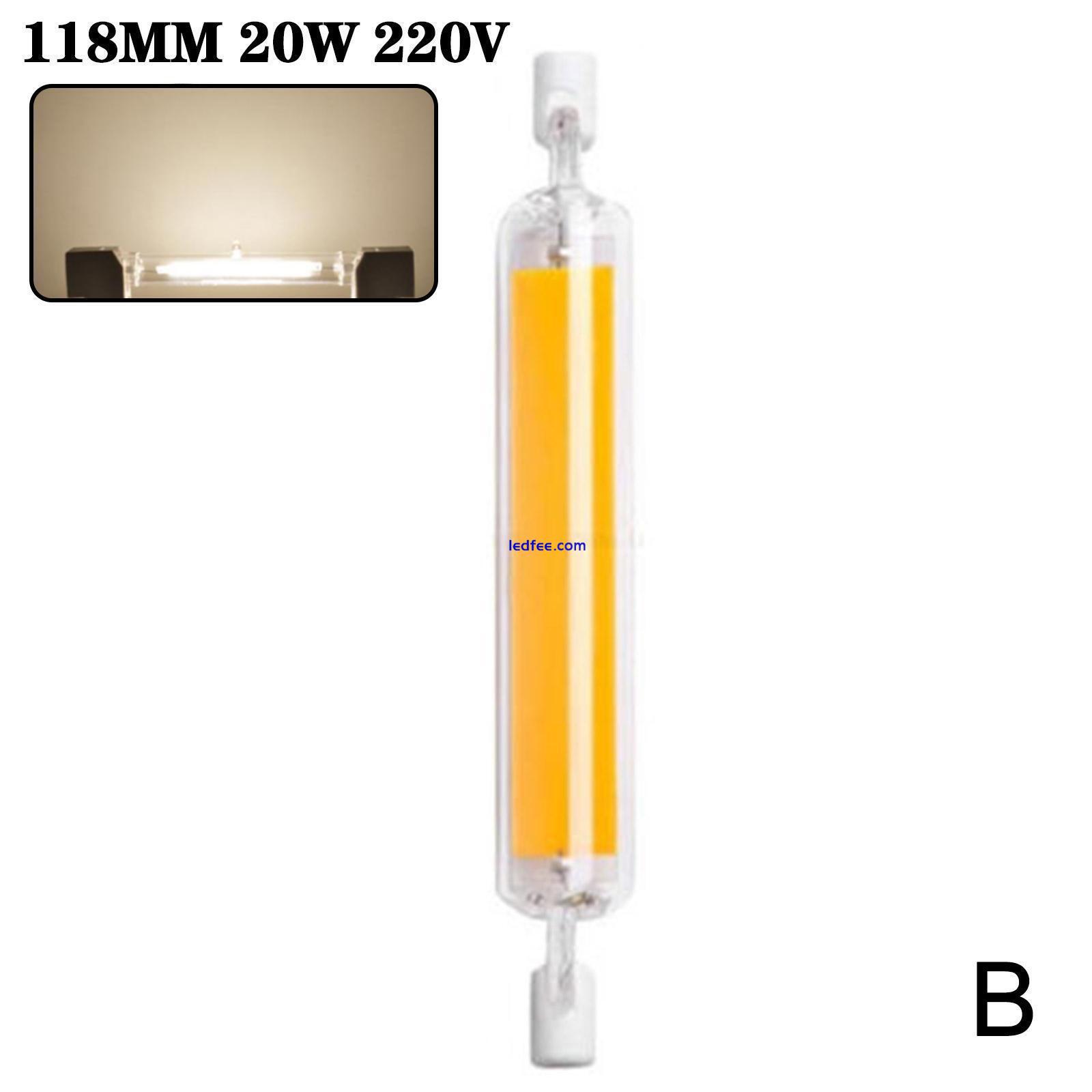 R7S COB LED Bulb 78/118mm Dimmbar Halogen Tube Glas Ersetzen Lampes HOT 1 