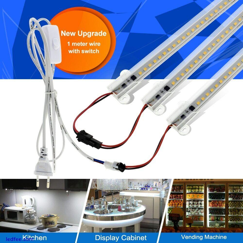 LED Tube Light AC220V 50cm 72LEDs High Brightness Night Bar 2835 Strip lamp 4 