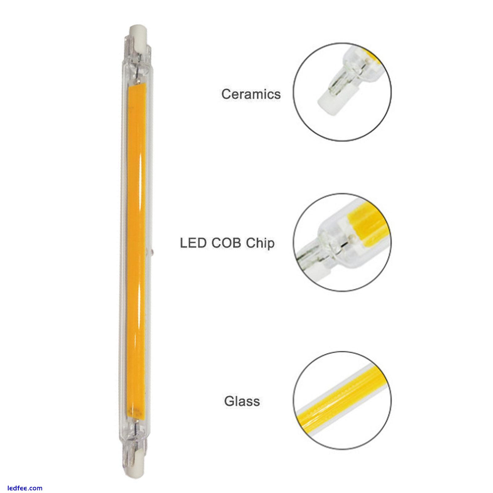 R7S COB LED Bulb 189mm Dimmable Halogen Tube Glass 15W Replace Lamp 2024 4 