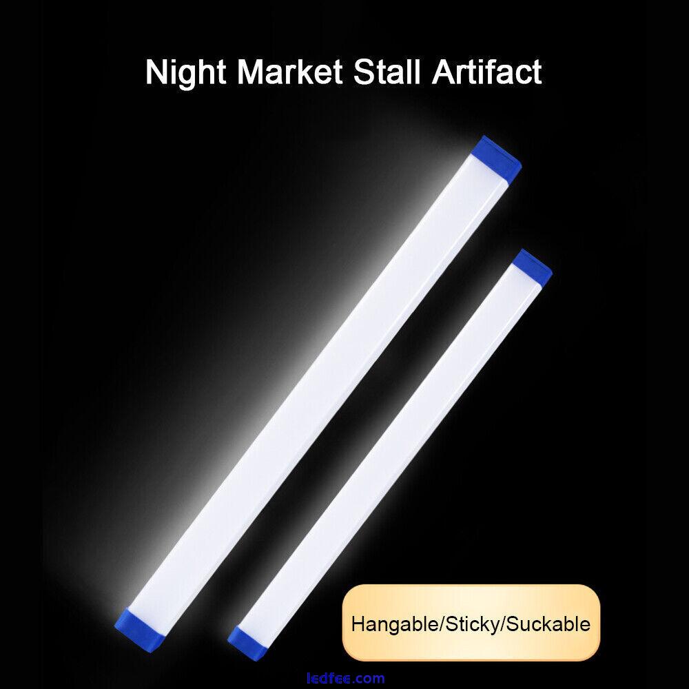 Magnetic Rechargeable Under Cabinet Light Strips LED Outdoor Camping Lamp Tube 0 