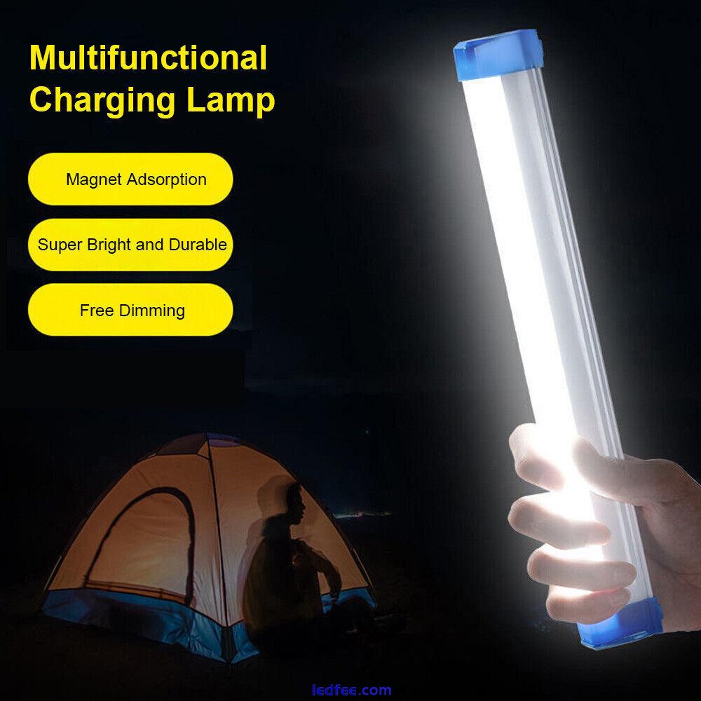 Magnetic Rechargeable Under Cabinet Light Strips LED Outdoor Camping Lamp Tube 1 