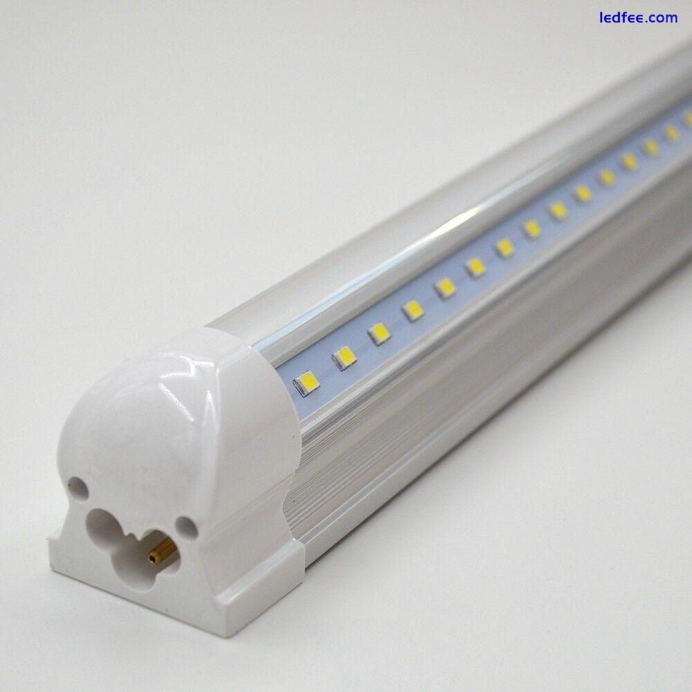 LED Tube Lights V shaped 2ft 3ft 4ft 5ft 6ft 8ft Bar Lamp T8 Integrated Fixture 3 