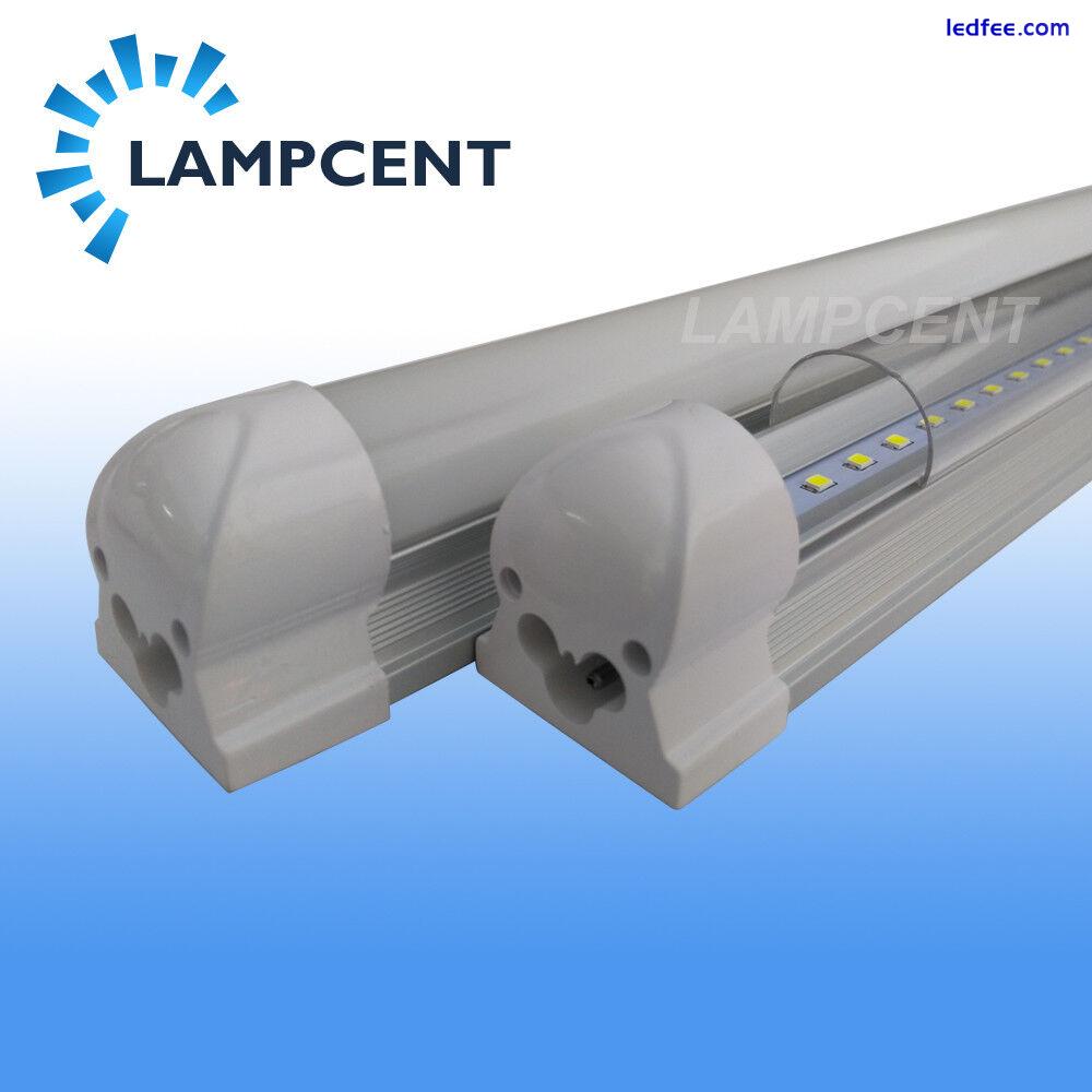 10/Pack T8 Integrated 2,3,4,5,6,8FT LED Tube Bulb Fluorescent Bar Light Fixture 3 
