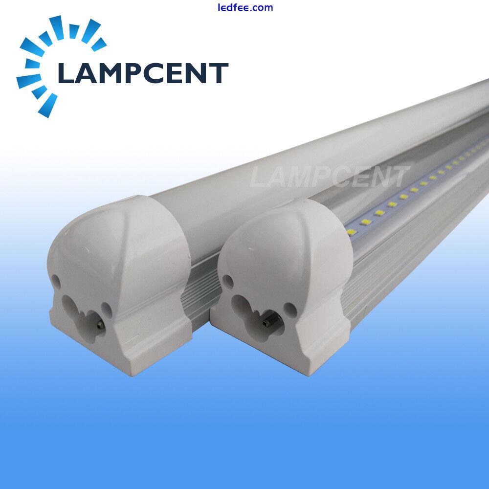 10/Pack T8 Integrated 2,3,4,5,6,8FT LED Tube Bulb Fluorescent Bar Light Fixture 2 