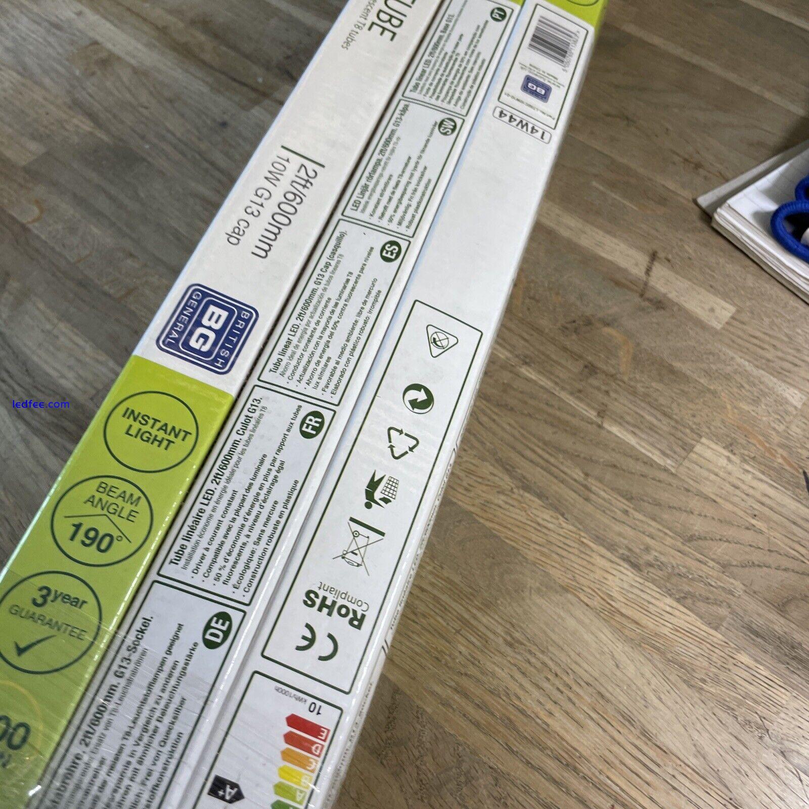 6 X LUCECO LED LINEAR TUBE T8 2ft 2 