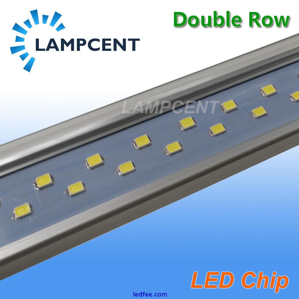 4PCS/Pack T8 LED Tube 2,3,4,5,6FT 32W Double Row G13 Bi-Pin 6500K LED Shop Light 4 