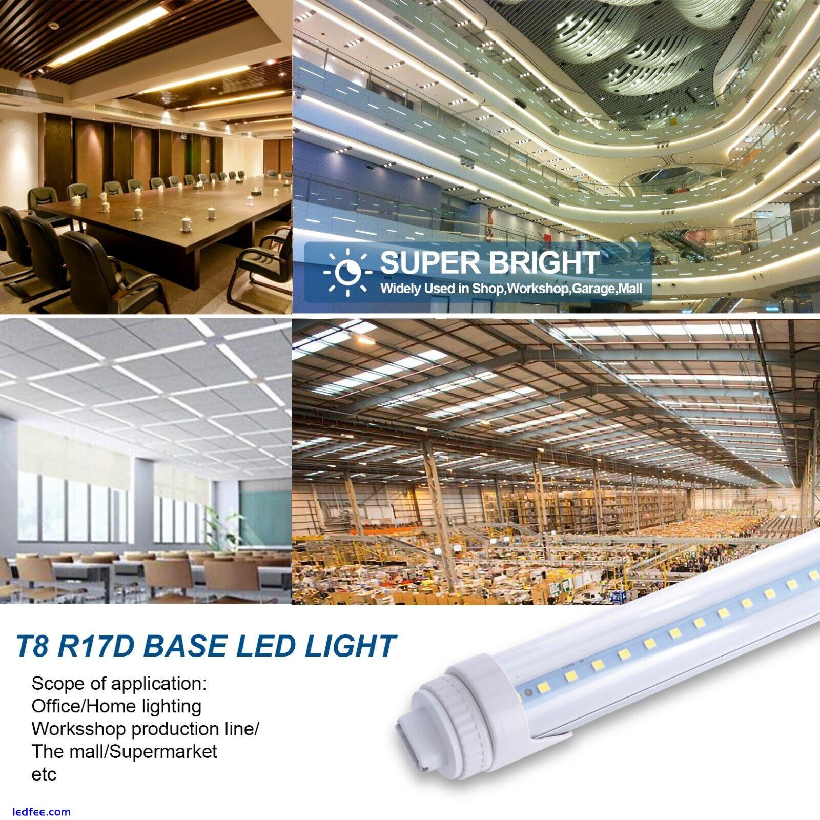 4FT LED Tube Light Bulb 24W F48T12/CW/HO T8 Fluorescent Vending Cooler Clear 1 
