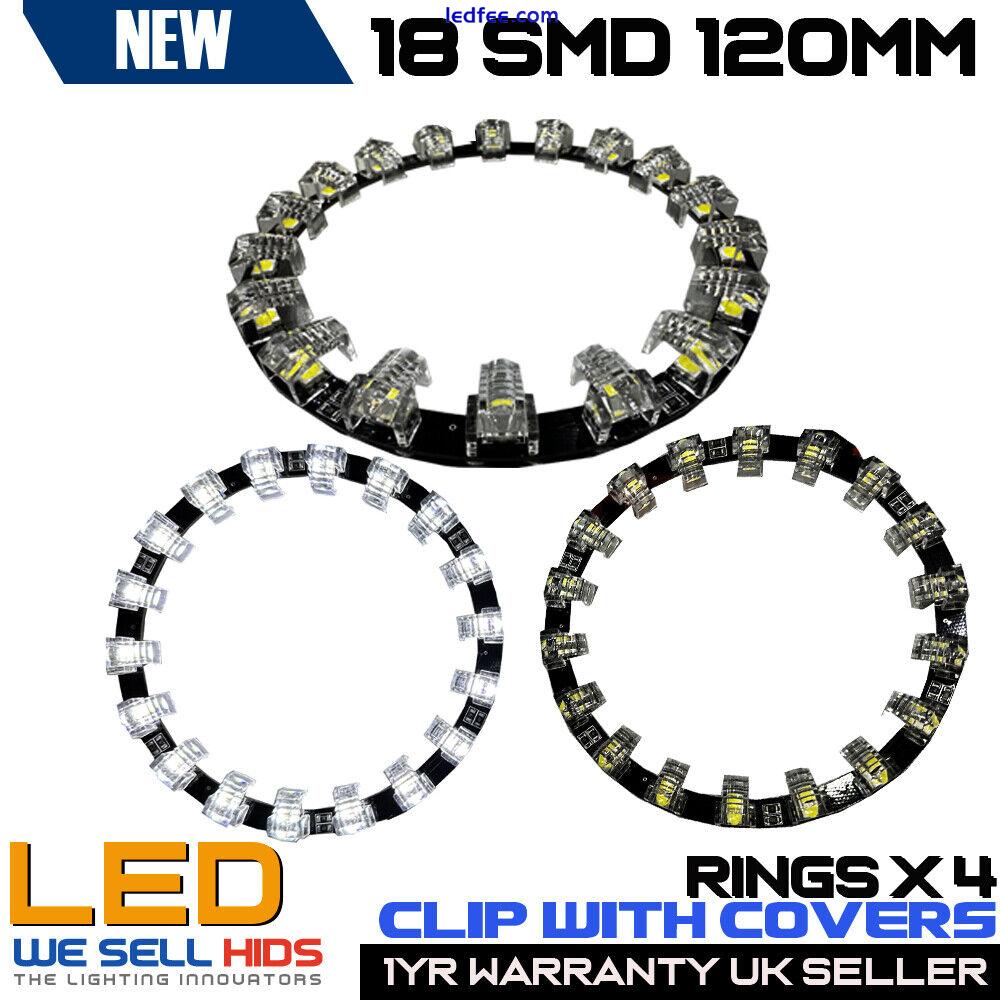 4 x headlamp led smd halo rings drl 120mm 36 SMD RR Sport Retrofit UK Stock 3 