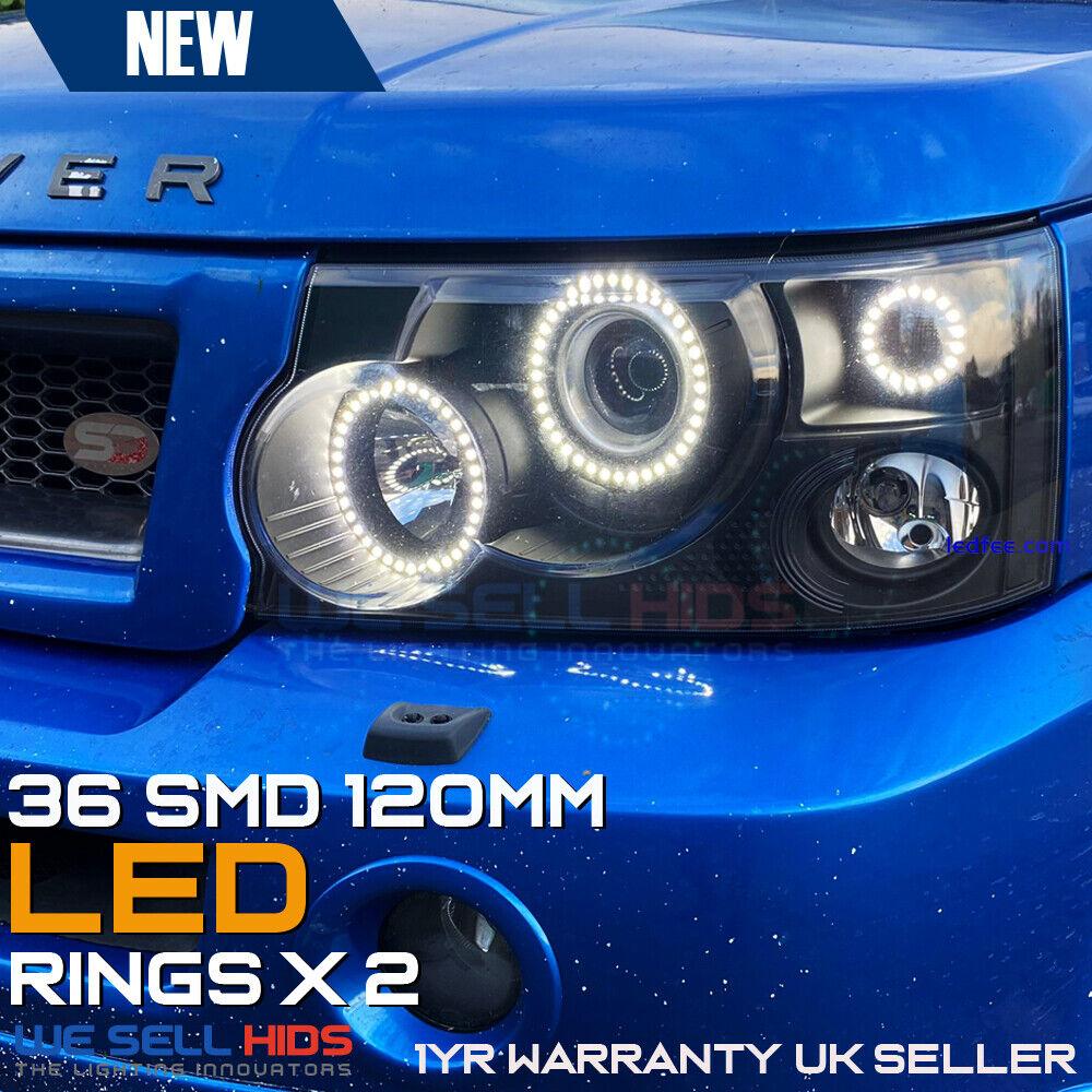 4 x headlamp led smd halo rings drl 120mm 36 SMD RR Sport Retrofit UK Stock 5 