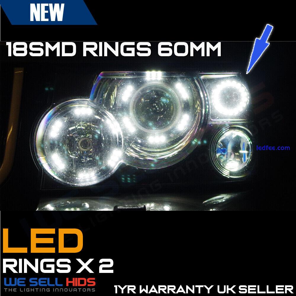 4 x headlamp led smd halo rings drl 120mm 36 SMD RR Sport Retrofit UK Stock 4 