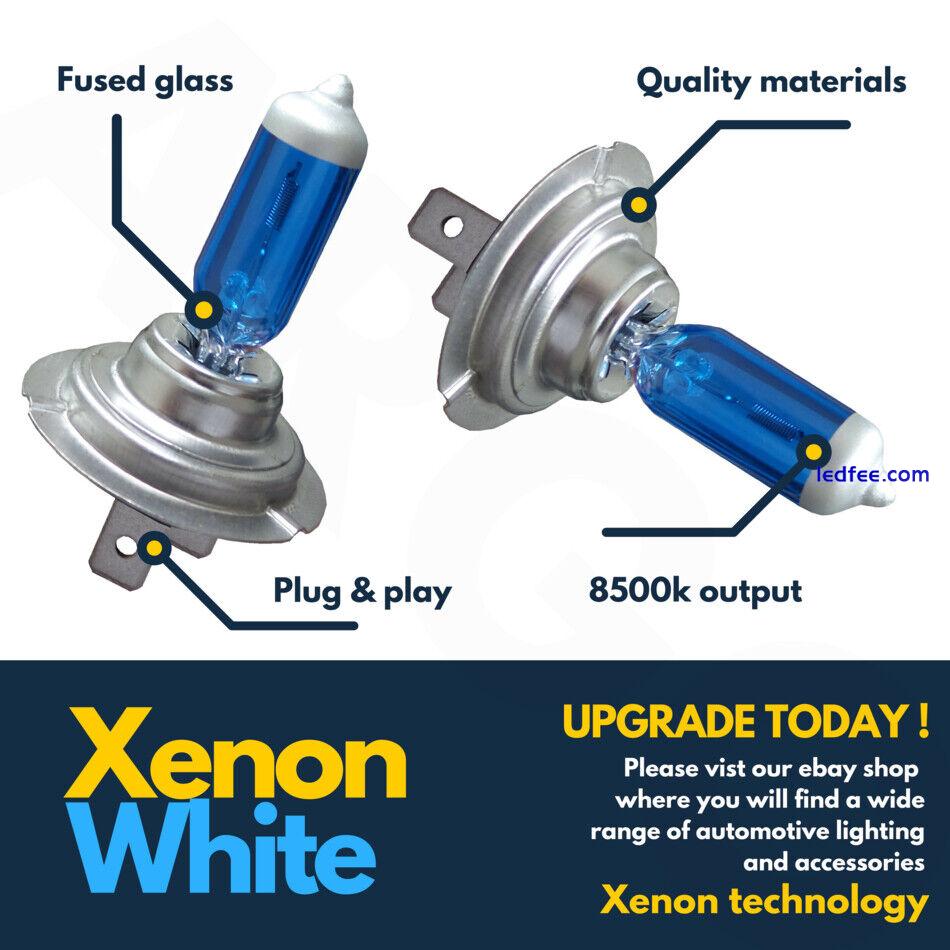 H7 100w Xenon Headlight Bulbs Super White 8500k Lamp Light Effect Hid 12v Bulb 3 