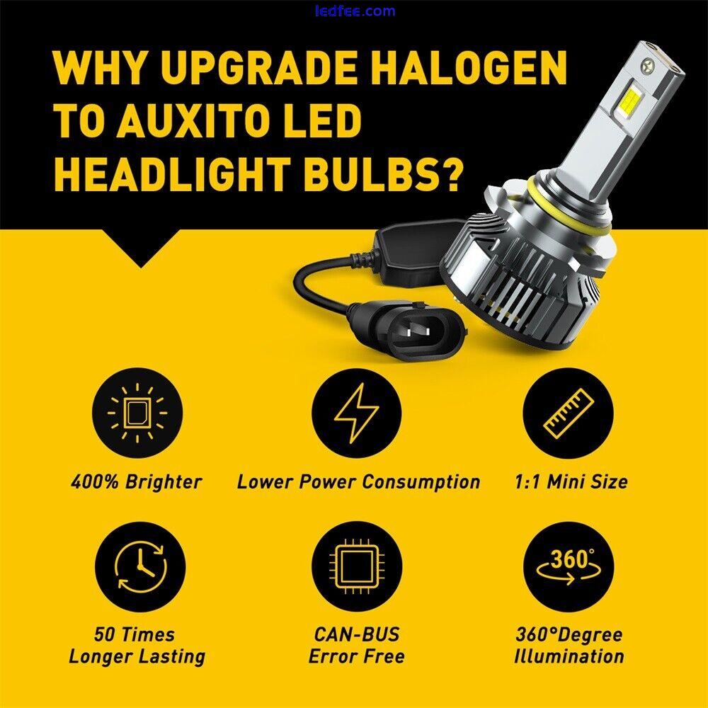 4X 9005 LED Headlight Super Bright Bulbs Kit White 6500K 80000LM High/Low Beam 0 
