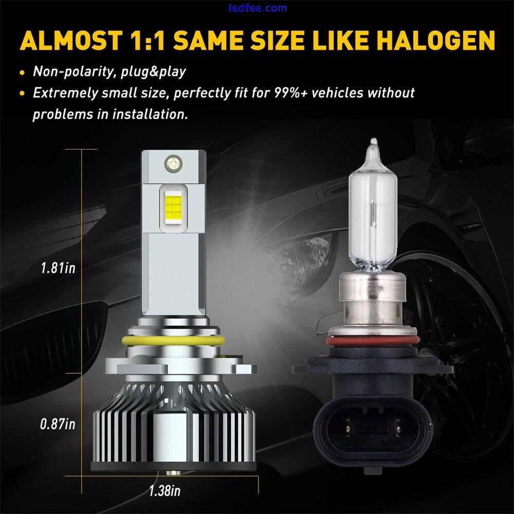 4X 9005 LED Headlight Super Bright Bulbs Kit White 6500K 80000LM High/Low Beam 5 